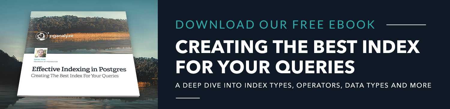 Effective Indexing eBook promotion banner