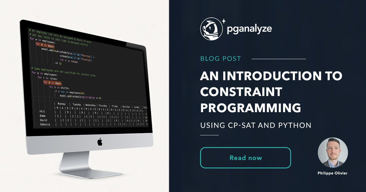 A practical introduction to Constraint Programming using CP-SAT and Python