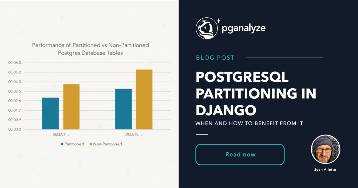 PostgreSQL Partitioning in Django