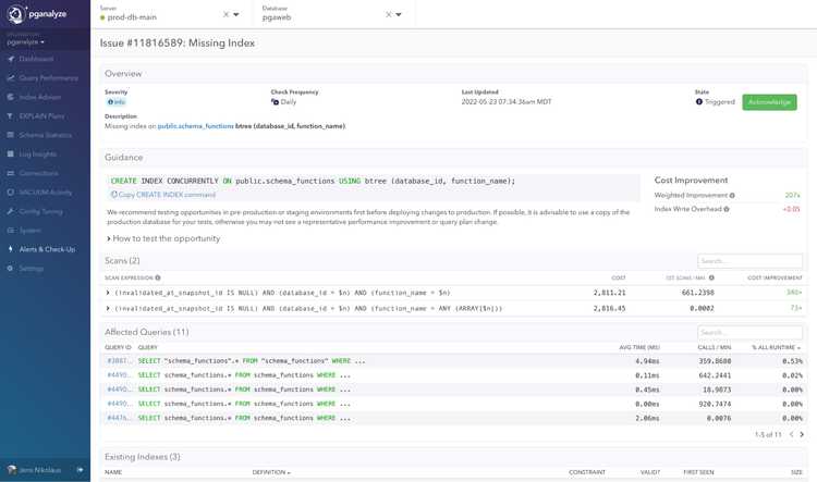 Aggregating table scans with the pganalyze Index Advisor