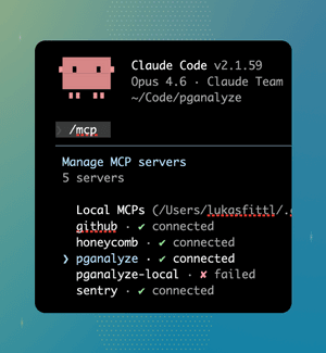 Tuning Postgres with AI & the pganalyze MCP Server - Webinar Cover Image