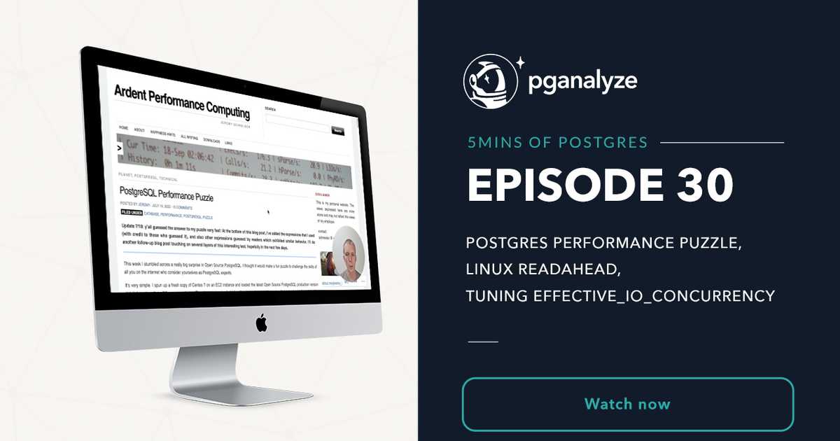 5mins-of-postgres-e30-postgres-performance-puzzle-linux-readahead-and